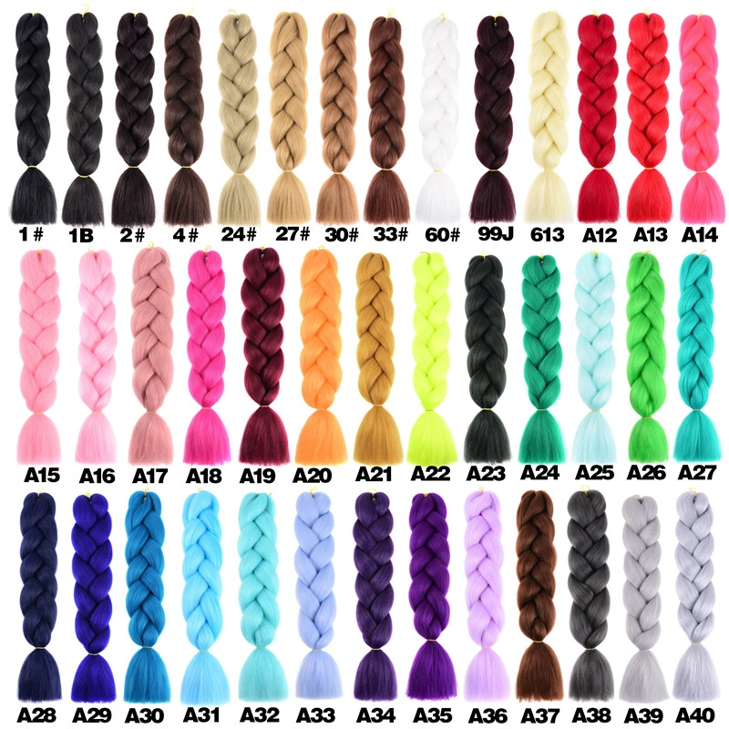 24&quot; 100 G Hot Selling Cheap Price Synthetic Jumbo Braids