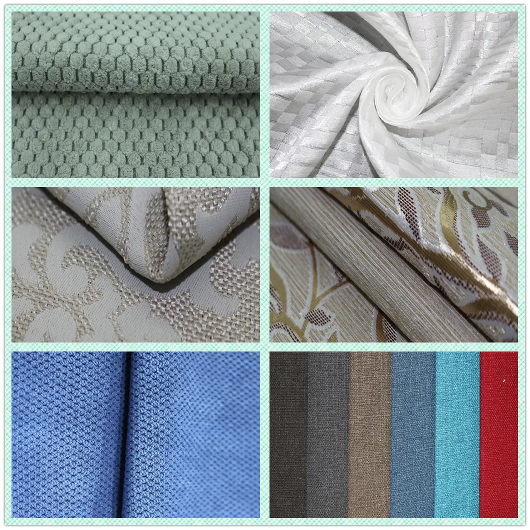 No MOQ Linen Look Plain Dyed Turkey Thick Thermal Curtain Fabric