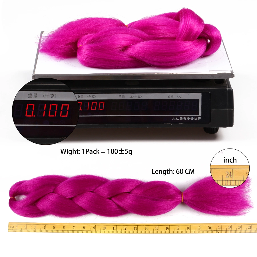 24&quot; 100 G Hot Selling Cheap Price Synthetic Jumbo Braids