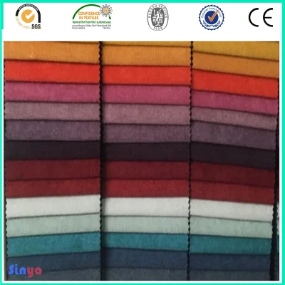 Polyester and Nylon Chenille Flock Fabric for Sofa