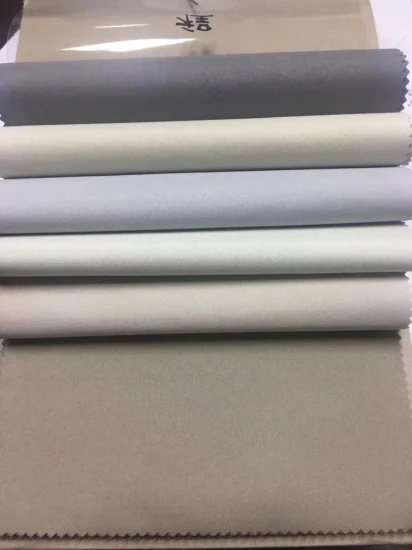 Permanent Fireproof Fire Resistant Water Proof Functional Linen Look Polyester Curtain Fabrics for Hotel Project Use 100% Blackout