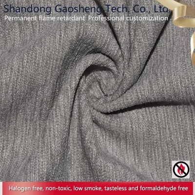 Inheretnly Flame Retardant Polyester Twinkle Design Chenille Blackout Fabric for Curtain